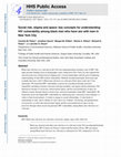 Research paper thumbnail of Social risk, stigma and space: key concepts for understanding HIV vulnerability among black men who have sex men in New York City