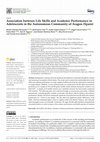 Research paper thumbnail of Association between Life Skills and Academic Performance in Adolescents in the Autonomous Community of Aragon (Spain)