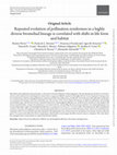 Research paper thumbnail of Repeated evolution of pollination syndromes in a highly diverse bromeliad lineage is correlated with shifts in life form and habitat