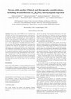 Research paper thumbnail of Serous otitis media: Clinical and therapeutic considerations, including dexamethasone (C22H29FO5) intratympanic injection