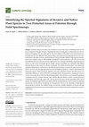 Research paper thumbnail of Identifying the Spectral Signatures of Invasive and Native Plant Species in Two Protected Areas of Pakistan through Field Spectroscopy