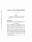 Research paper thumbnail of A study of the Ganea conjecture for topological complexity by using weak topological complexity