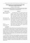 Research paper thumbnail of Authentication test of seasoning food materials made from turmeric using real-time PCR