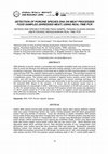 Research paper thumbnail of Detection of porcine species DNA on meat processed food samples (shredded meat) using Real-Time PCR