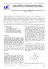 Research paper thumbnail of X-RAY STUDIES OF 2-AMINO-4-ISOPROPYL-5-OXO-4,5-DIHYDROPYRANO[3,2-c]CHROMENE-3-CARBONITRILE