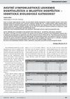 Research paper thumbnail of Akutní lymfoblastická leukemie dospívajících a mladých dospělých - identická biologická kategorie?