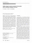 Research paper thumbnail of Online dynamic security assessment of microgrids before intentional islanding occurrence