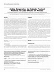 Research paper thumbnail of Análise comparativa da avaliação funcional realizada na lesão medular em animais