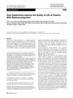 Research paper thumbnail of Does Kyphectomy Improve the Quality of Life of Patients With Myelomeningocele?