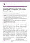 Research paper thumbnail of Longitudinal changes in the prevalence of dental fear and anxiety in 9–12-year-old children in clinical setting in Bosnia and Herzegovina