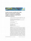 Research paper thumbnail of Genetic structure and diversity in the Dioscorea cayenensis/D. rotundata complex revealed by morphological and isozyme markers