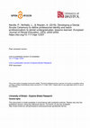 Research paper thumbnail of Developing a Dental Scrubs Ceremony to define professional identity and teach professionalism to dental undergraduates; lessons learned