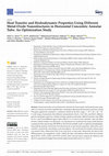 Research paper thumbnail of Heat Transfer and Hydrodynamic Properties Using Different Metal-Oxide Nanostructures in Horizontal Concentric Annular Tube: An Optimization Study