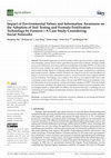 Research paper thumbnail of Impact of Environmental Values and Information Awareness on the Adoption of Soil Testing and Formula Fertilization Technology by Farmers—A Case Study Considering Social Networks