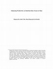 Research paper thumbnail of Enhancing productivity on suburban dairy farms in China