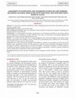 Research paper thumbnail of Assessment of Knowledge and Awareness of Health Care Workers Regarding Hazards Associated with Infectious and Non-Infectious Hospital Waste