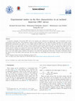 Research paper thumbnail of Experimental studies on the flow characteristics in an inclined bend-free OWC device