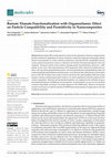 Research paper thumbnail of Barium Titanate Functionalization with Organosilanes: Effect on Particle Compatibility and Permittivity in Nanocomposites