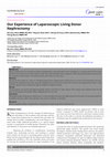 Research paper thumbnail of Our Experience of Laparoscopic Living Donor Nephrectomy