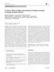 Research paper thumbnail of Cytotoxic effects of high concentrations of sodium ascorbate on human myeloid cell lines