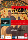 Research paper thumbnail of Thomisme et droit, huit siècles d'histoire, colloque international de Toulouse, 25-26 janvier 2024