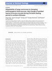 Research paper thumbnail of Adaptability of large carnivores to changing anthropogenic food sources: diet change of spotted hyena (Crocuta crocuta) during Christian fasting period in northern Ethiopia