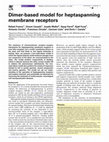 Research paper thumbnail of Dimer-based model for heptaspanning membrane receptors