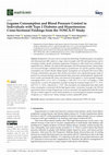 Research paper thumbnail of Legume Consumption and Blood Pressure Control in Individuals with Type 2 Diabetes and Hypertension: Cross-Sectional Findings from the TOSCA.IT Study