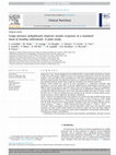 Research paper thumbnail of Grape pomace polyphenols improve insulin response to a standard meal in healthy individuals: A pilot study