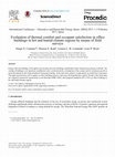 Research paper thumbnail of Evaluation of thermal comfort and occupant satisfaction in office buildings in hot and humid climate regions by means of field surveys