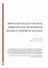 Research paper thumbnail of Patrick Eiden-Offe: Ironia e revolução [Tradução]