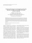 Research paper thumbnail of Prospects and strategies for accelerating the growth of the agriculture and allied sector in Odisha with specific reference to dairying