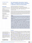 Research paper thumbnail of Can metacognitive interventions improve insight in schizophrenia spectrum disorders? A systematic review and meta-analysis