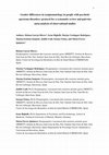 Research paper thumbnail of Gender differences in symptomatology in people with psychotic spectrum disorders: protocol for a systematic review and pairwise meta-analysis of observational studies