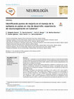 Research paper thumbnail of Identificando puntos de mejoría en el manejo de la epilepsia en países en vías de desarrollo: experiencia de neurocooperación en Camerún