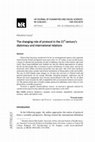 Research paper thumbnail of The changing role of protocol in the 21st century’s diplomacy and international relations