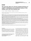 Research paper thumbnail of The anorectic effect of a chronic peripheral infusion of amylin is abolished in area postrema/nucleus of the solitary tract (AP/NTS) lesioned rats