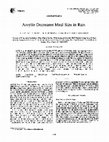 Research paper thumbnail of Amylin decreases meal size in rats