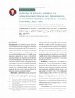 Research paper thumbnail of Screening of adverse events (AE) in obstetric attention and puerperium at the Instituto Materno Infantil, Bogotá, Colombia, 2002-2003