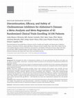 Research paper thumbnail of Discontinuation, efficacy and safety of cholinesterase inhibitors for Alzheimer's disease: a meta-analysis and meta-regression of 44 randomized clinical trials enrolling 16,245 patients