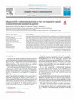 Research paper thumbnail of Influence of the confinement potential on the size-dependent optical response of metallic nanometric particles