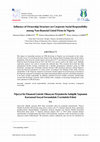 Research paper thumbnail of Influence of Ownership Structure on Corporate Social Responsibility among Non-financial Listed Firms in Nigeria