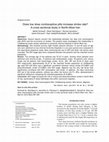 Research paper thumbnail of Does low dose contraceptive pills increase stroke rate? A cross sectional study in North-West Iran