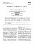 Research paper thumbnail of Joint Design and Pricing on a Network