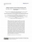 Research paper thumbnail of Intelligent Transmission Control for Efficient Operations in SDN