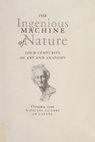 Research paper thumbnail of The Ingenious Machine of Nature: Four Centuries of Art and Anatomy, exh. cat. by Mimi Cazort, Monique Kornell, and Kenneth Roberts, Ottawa: National Gallery of Canada, 1996.