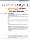 Research paper thumbnail of Author Correction: Cold-season disasters on the Eurasian steppes: Climate-driven or man-made