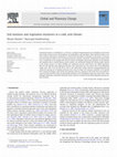 Research paper thumbnail of Soil moisture and vegetation memories in a cold, arid climate