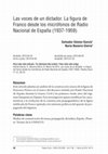 Research paper thumbnail of As vozes de um ditador: a figura de Franco desde os microfones da Rádio Nacional da Espanha (1937-1959)