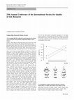 Research paper thumbnail of Assessing response shift in health related quality of life measures when formative indicators are employed